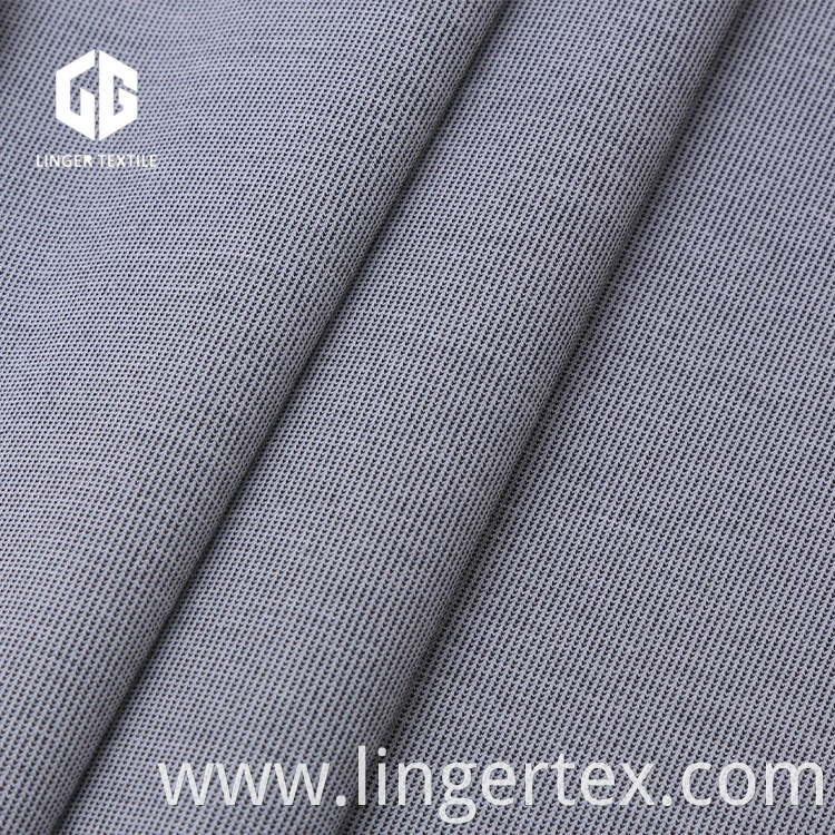 Nylon Rayon Yarn Dyed Elastane Ponte Roma Fabric for Cloth